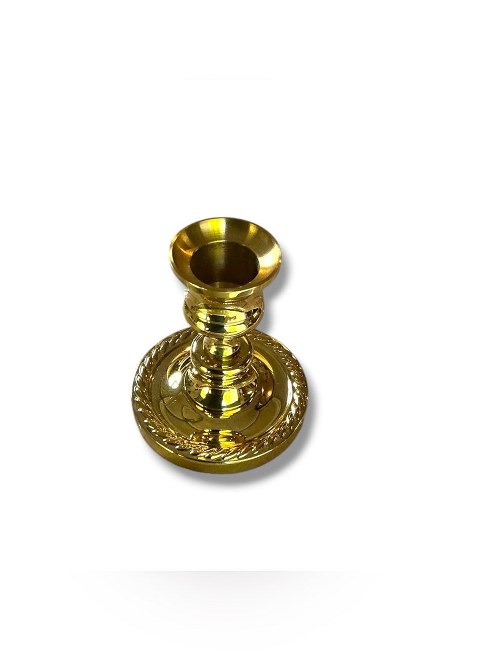 Vintage Style Baldwin Brass Candlestick Holder Small Taper Candle Holder